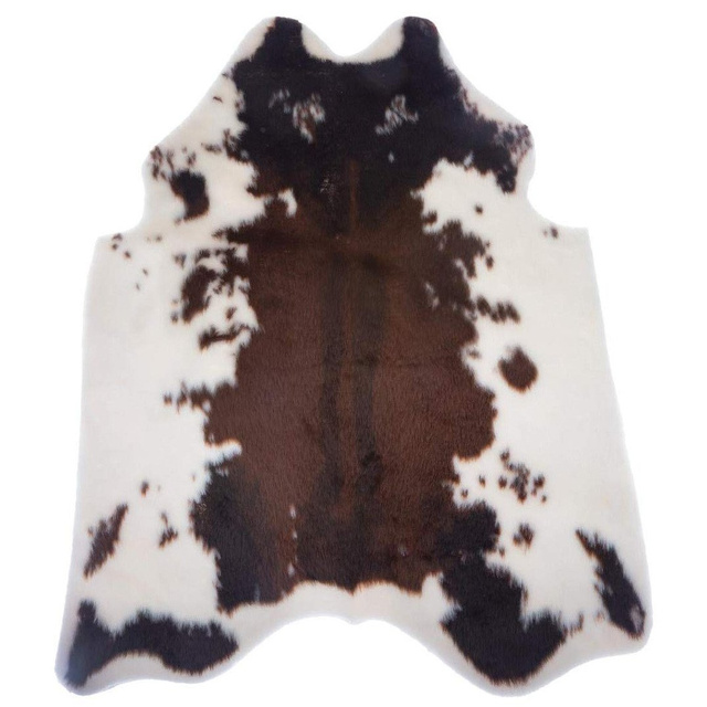 Covor decorativ dormitor, living cu motiv piele de vacă, 94 x 100 cm
