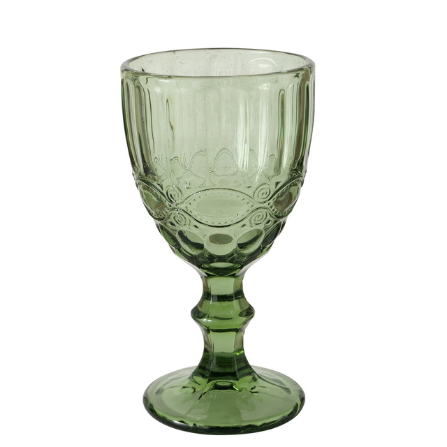 Potir cu decor, verde, AURORA, 300 ml