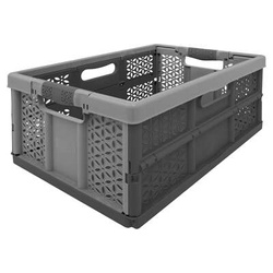 Cutie pliabilă din plastic, 32L, gri