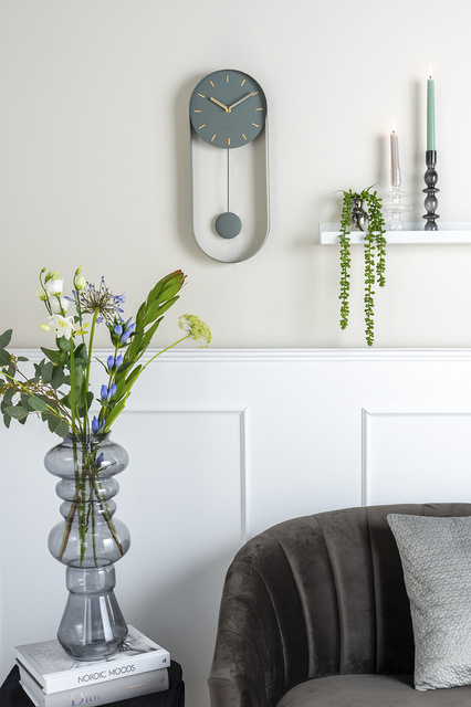 Ceas de perete cu pendul PENDULUM, 50 x 20 x 4,8 cm