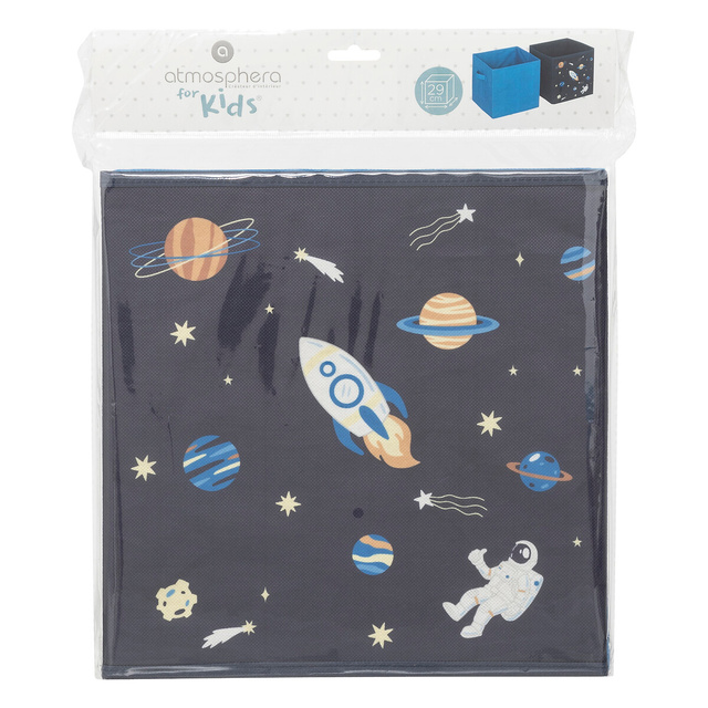 Cutii de depozitare pentru jucarii SPACE, 2 buc, 29 x 29 x 29 cm