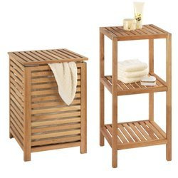 Coș pentru rufe și haine, etajera pentru baie cu 3 niveluri NORVEGIA, WENKO