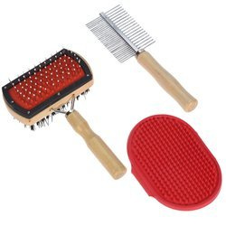 Set de perii pentru câini, 3 buc