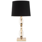 Lampa de masa CORDY cu decor auriu