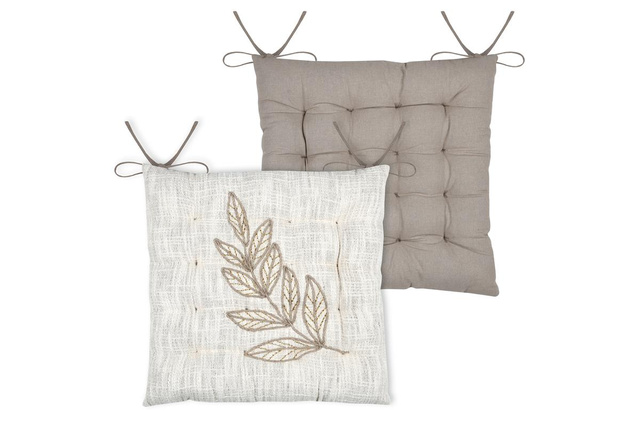 Pernă pentru scaun cu legături HEMERA, 38 x 38 cm