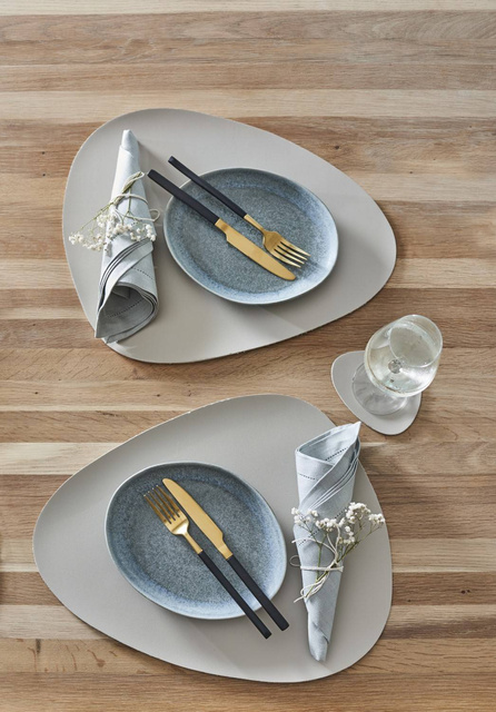 Individual de masă din piele sintetică, 34 x 42 cm, ZELLER