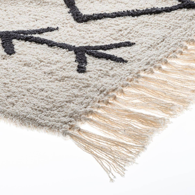 Covor 120x170 cm, DELHI cu franjuri