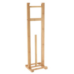 Suport pentru hârtie igienică LINEA din bambus, 65,5 cm