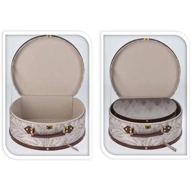 Set de cutii decorative în formă de valiză, 2 buc.