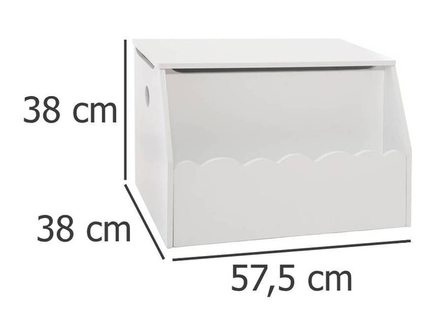 Raft pentru copii cu spatiu de depozitare jucarii