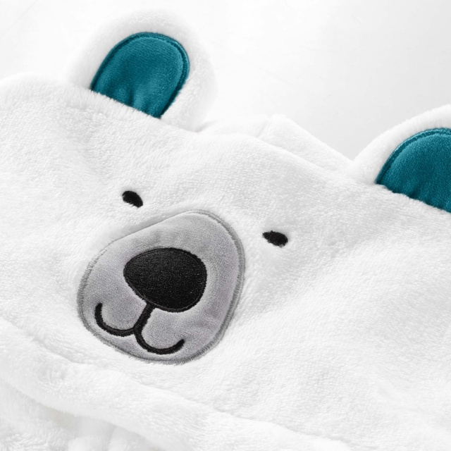 Halat de baie pentru copii cu gluga ETOILINE, marime universala