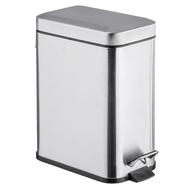 Coș de gunoi metalic, dreptunghiular, 5 l, WENKO