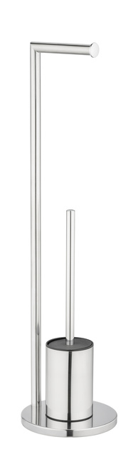 Suport pentru peria de toaleta FERLA cu suport pentru hartie, 2 în 1