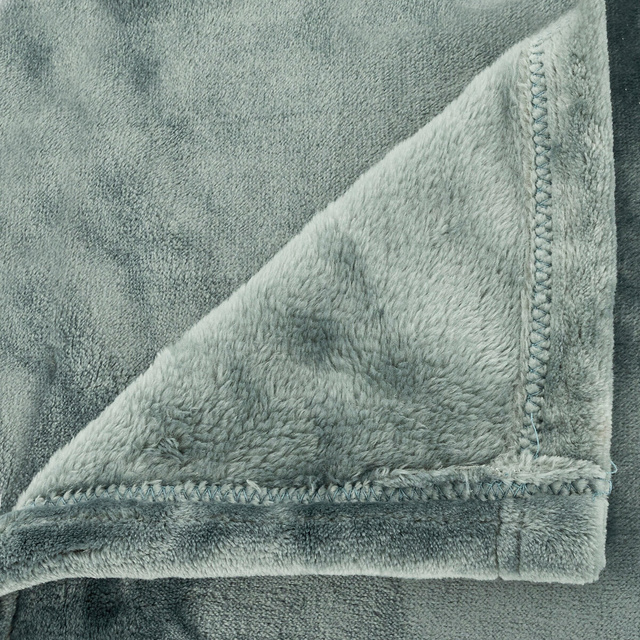 Pătură flanelată 550 Cuddly albastră 130 x 180 cm