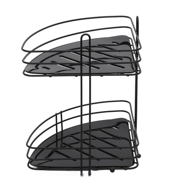 Raft de baie pentru colt cu baza din plastic