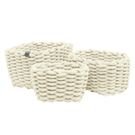 Set coșuri împletite pentru depozitare TOM TAILOR, 3 bucăți