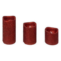 Set lumanari LED in diverse marimi, 3 bucati