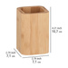Suport periuta de dinti BAMBOO, bambus, Ø 7,1 cm, Wenko