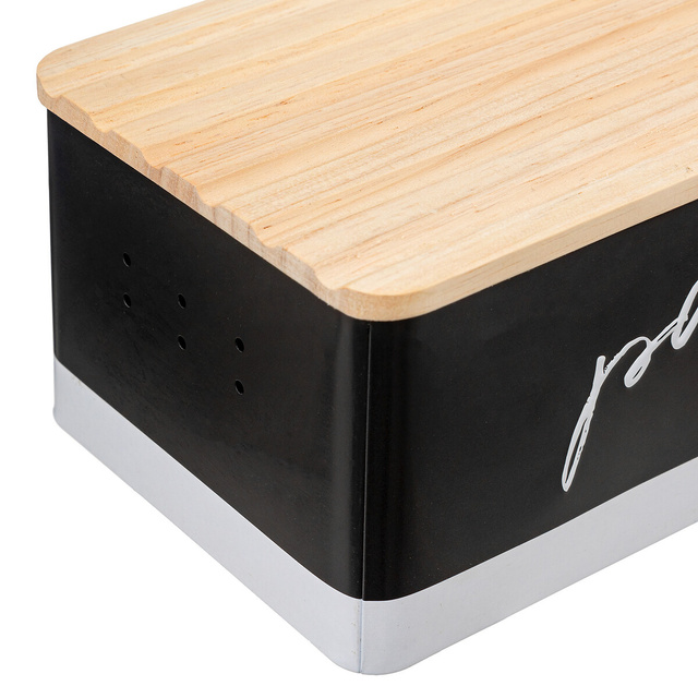 Recipient pentru baghete paine, metal, 40, 4 x 12,2 x 9 cm