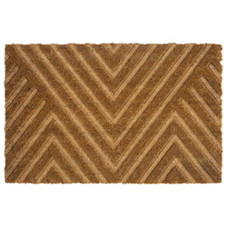 Covoras de usa din fibre de cocos Engraved, 35 x 58 cm