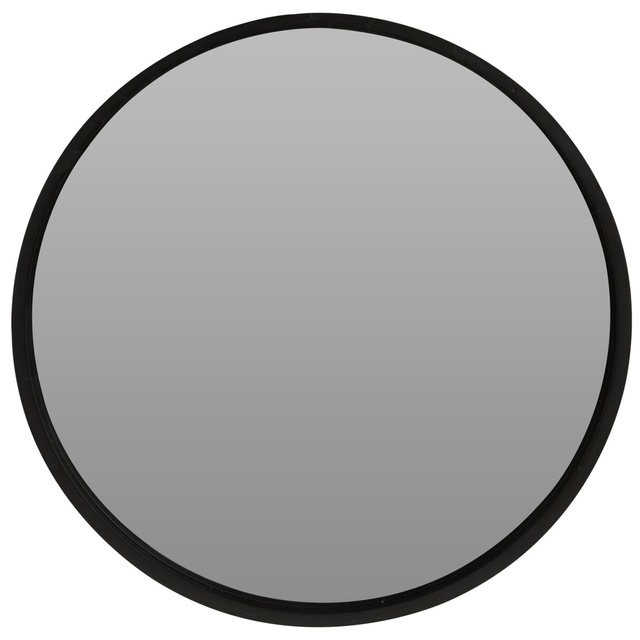 Oglinda rotunda in rama din lemn, Ø 30 cm