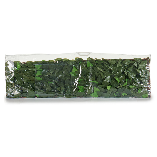 Husa balcon gard viu artificial, frunze bicolore, 1 x 2 m