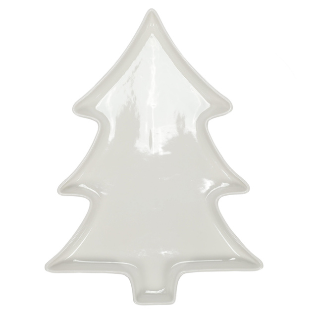 Platou pentru aperitive în formă de brad, 34 x 27 cm