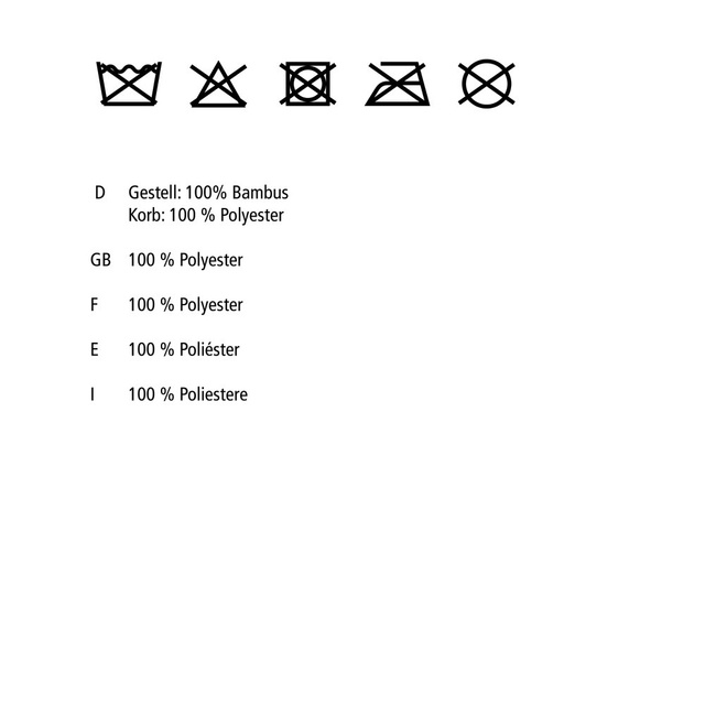 Cos pentru depozitare BAHARI BAMBOO, Wenko