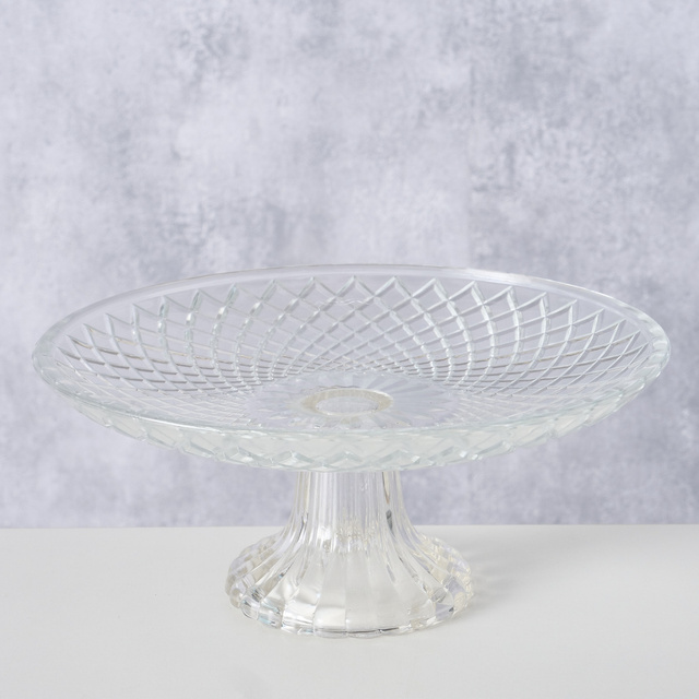 Suport de tort din sticla RUKA, Ø 20 cm