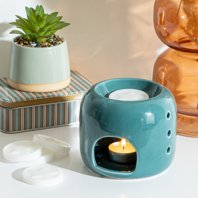 Difuzor aromaterapie din ceramica + 5 pastile de ceara parfumate