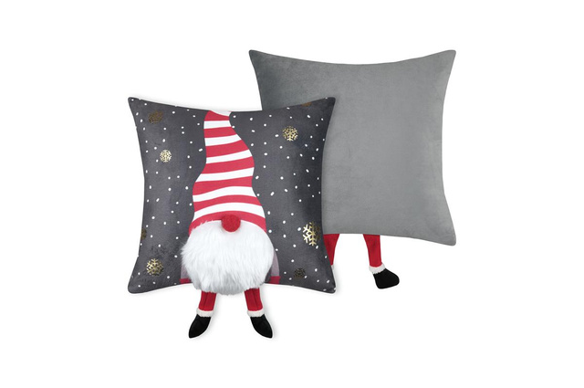 Perna de Crăciun cu gnom, EDGAR, 40 x 40 cm