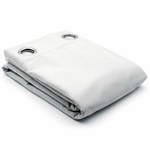 Perdea pentru fereastră cu inele WINTER SPIRIT, 135x240 cm, TODAY