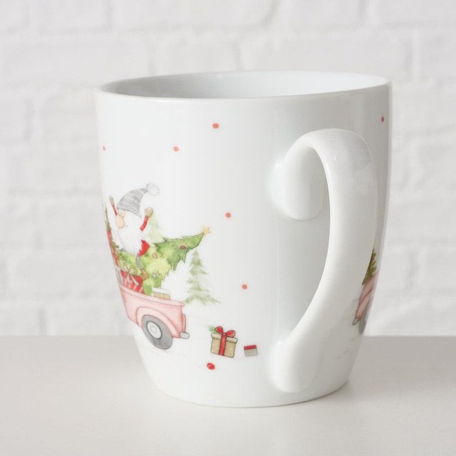 Cana mare cu motiv festiv CARRIE, 480 ml