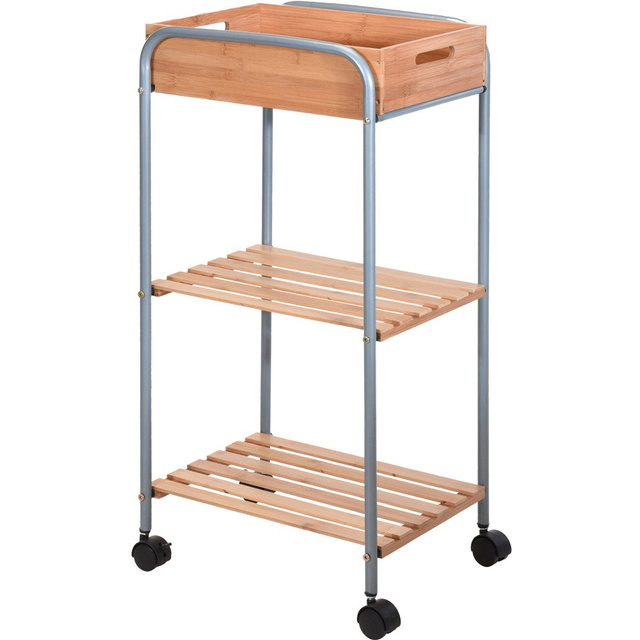 Raft pentru baie pe roti, mobil, 40 x 30 x 81 cm