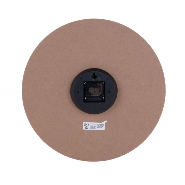 Ceas de perete cu cadran minimalist imitand lemnul, MDF, Ø 40 cm