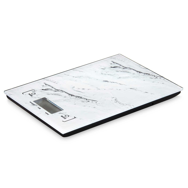 Cantar electronic de bucatarie, model de marmura