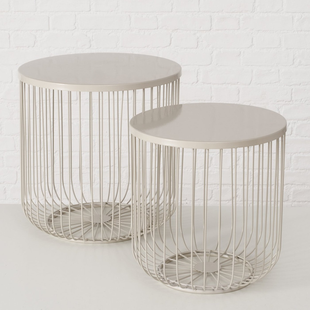 Set doua mese metalice CINDY, 41 - 47 cm