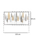 Decor perete cu frunze DECO, 134 x 68 cm