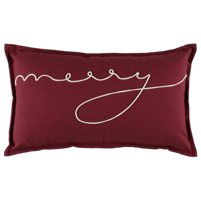 Perna decorativă cu inscripție de sărbătoare, 30 x 50 cm