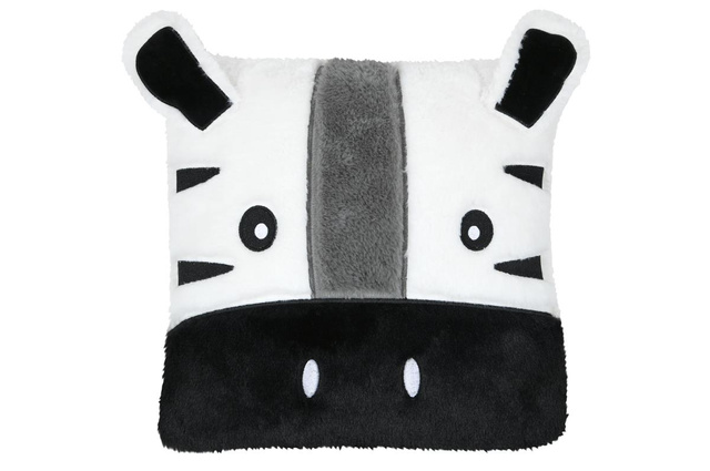 Perna decorativă cu urechi COQUIN zebra, 40 x 40 cm