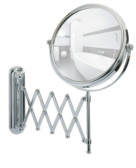 Oglindă cosmetică ARM DELUXE cu braț telescopic, mărire x5, WENKO