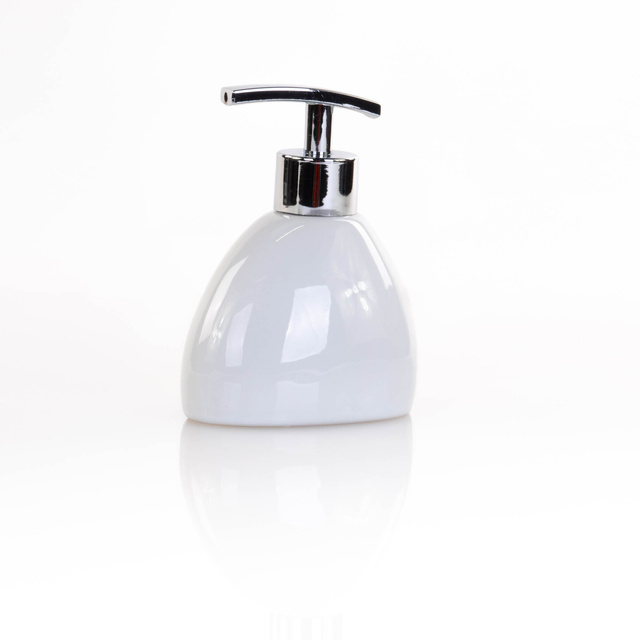 Dispenser săpun lichid SILK, Ceramică, Alb, WENKO