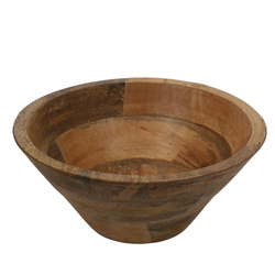 Bol din lemn de mango, Ø 25 cm, maro