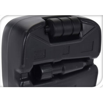 Baza pentru umbrela de gradina, neagra, 45 L