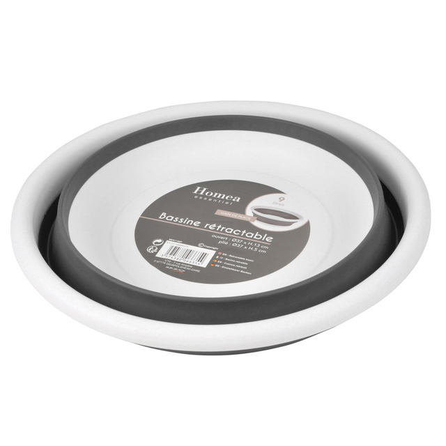 Vas pliabil din silicon, 9 L