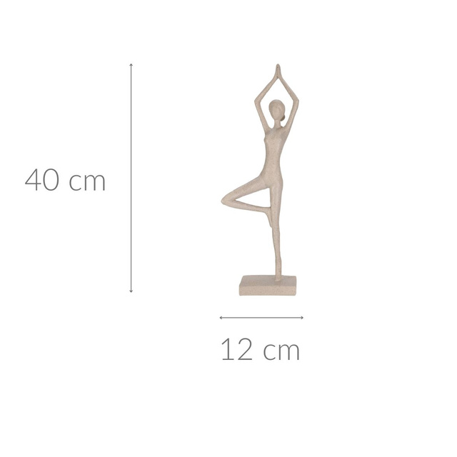 Figurina yoga Vrksasana, înălțime 40 cm