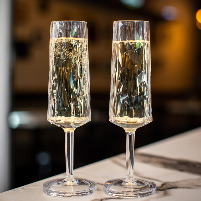 Pahare de șampanie CLUB Nr. 14, 2 x 100 ml, KOZIOL