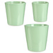 Set ghivece ceramice CONICAL, culori pastelate, 3 bucati
