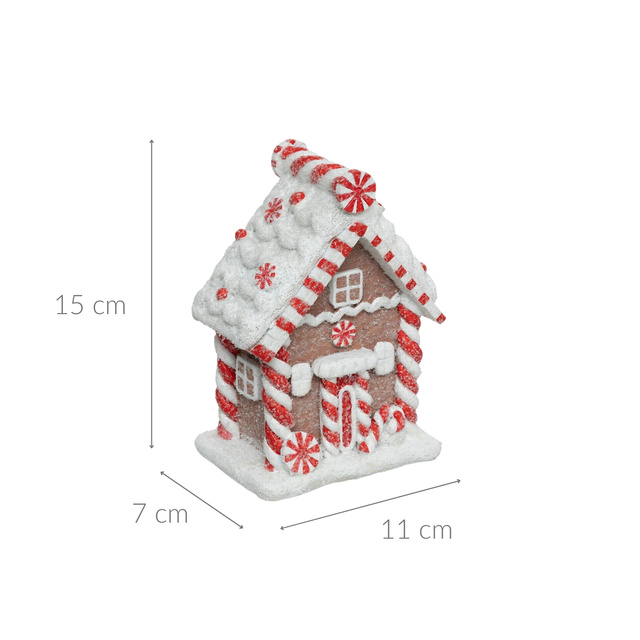 Casa decorativa din turta dulce, 15 cm