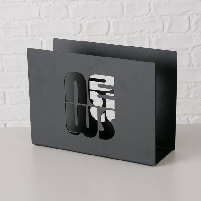 NEWS stand de ziare metalic, 20 x 10 cm